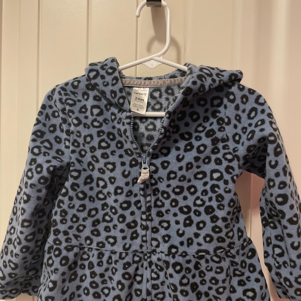 Girls Carter’s full zip jacket - 24 months